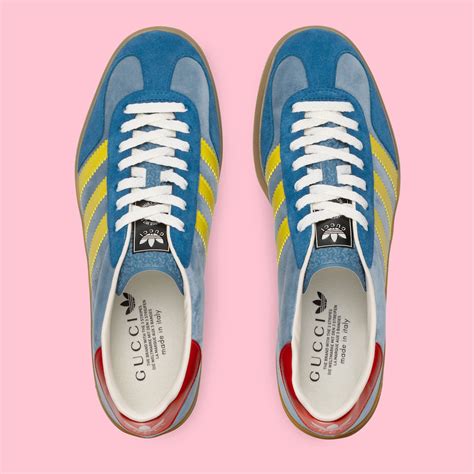 gucci gazelle blue|adidas x gucci logo.